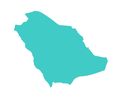 Mapa de Arabia Saudita