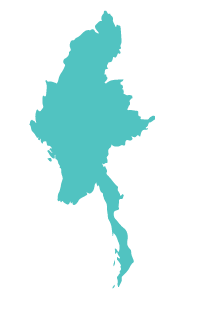 Mapa de Myanmar