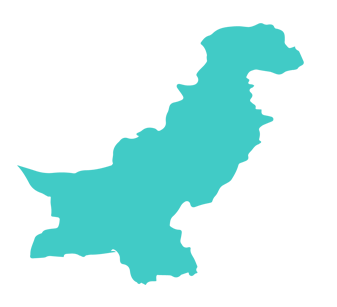 Mapa de Pakistán