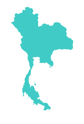 Mapa de Tailandia